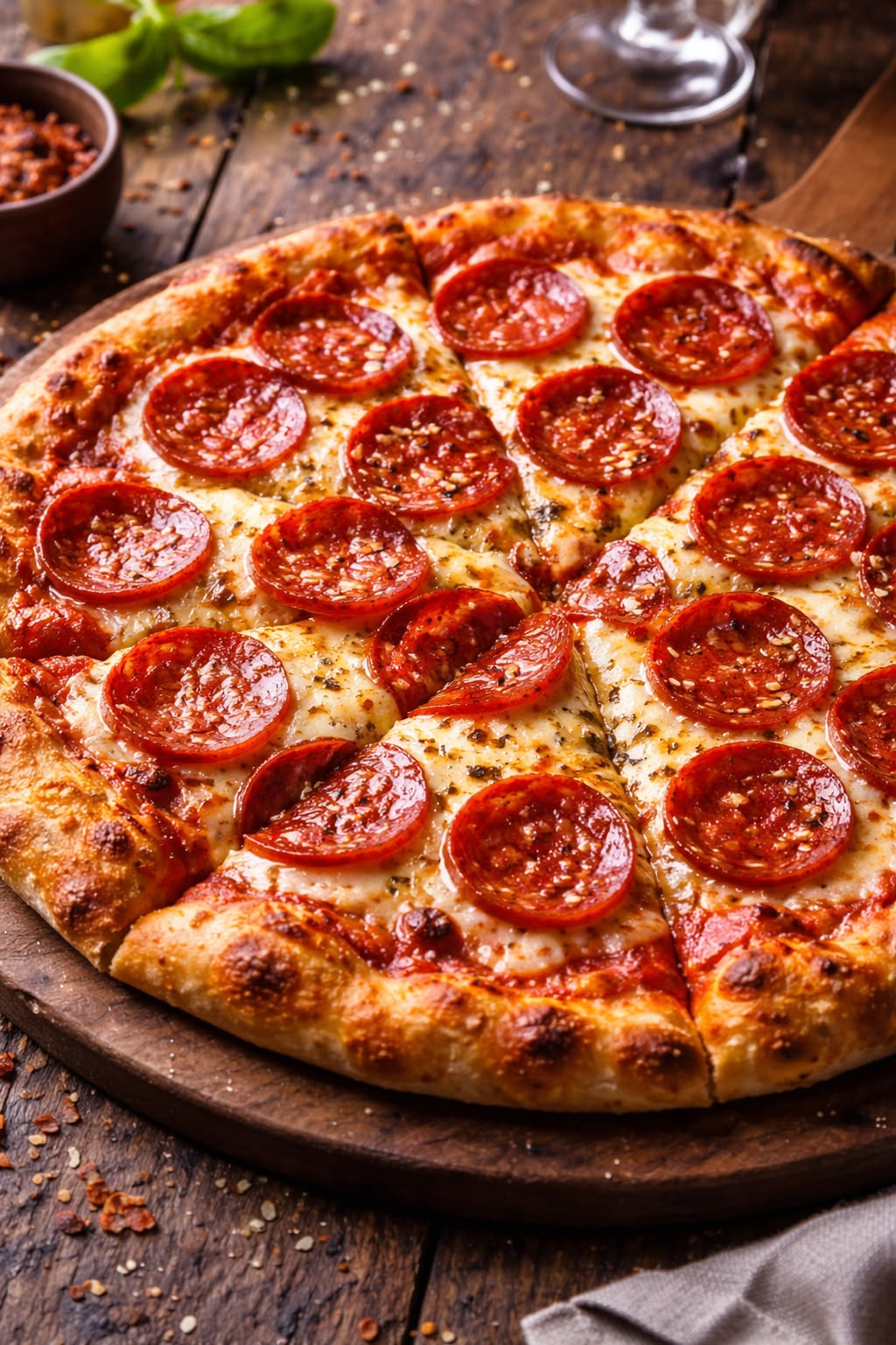 Pizza Diavola au salami piquant de Calabre